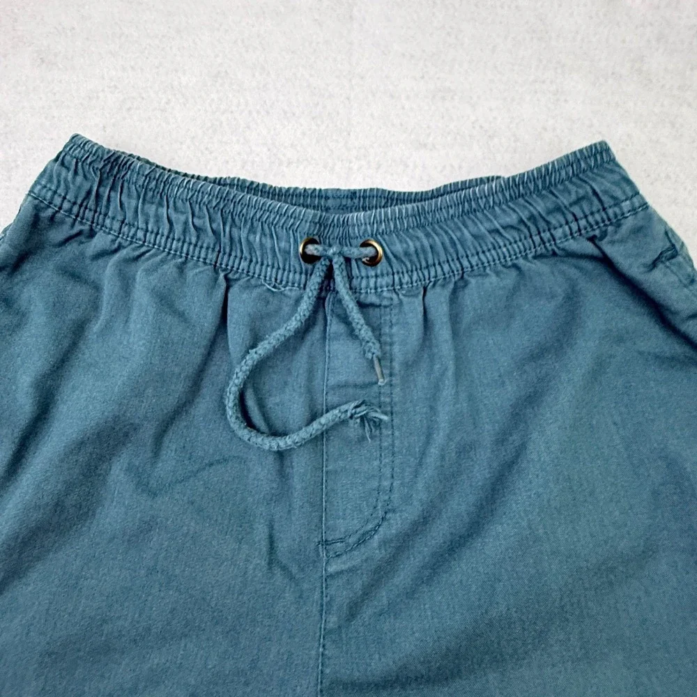 Shaun White Shorts Boys Large 12-14 Blue Elastic Waist Drawstring Skate Casual